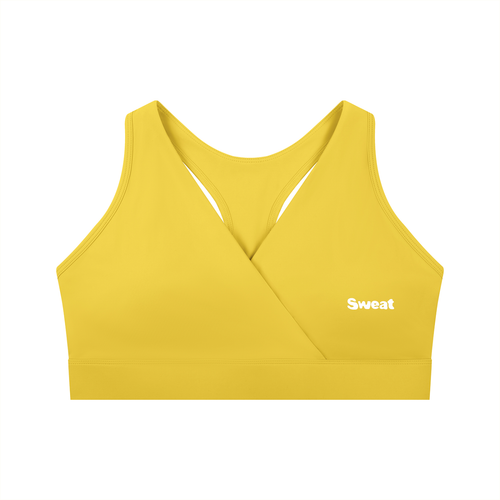 Sweat. Women's Crossover V-Neck Sports Bra