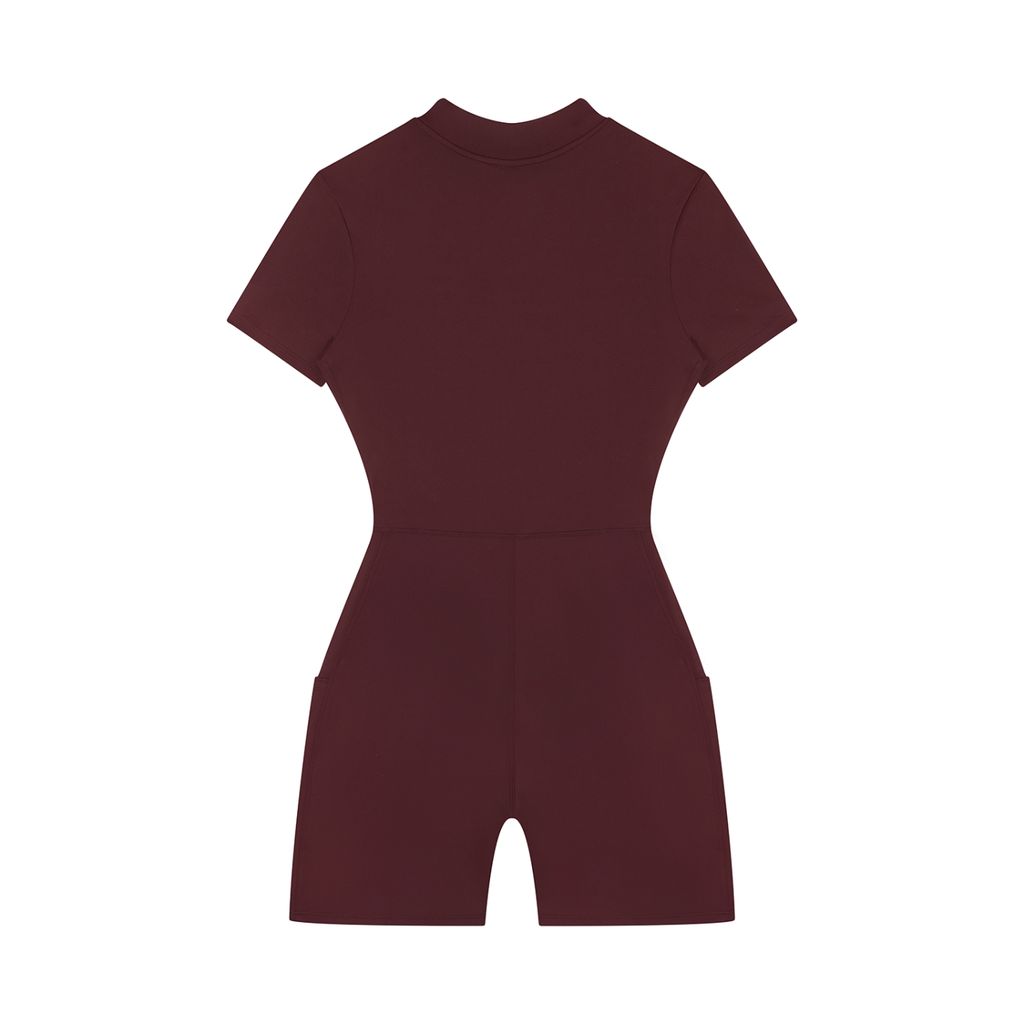 Swish. Women's Quarter-Zip Short Sleeve Romper