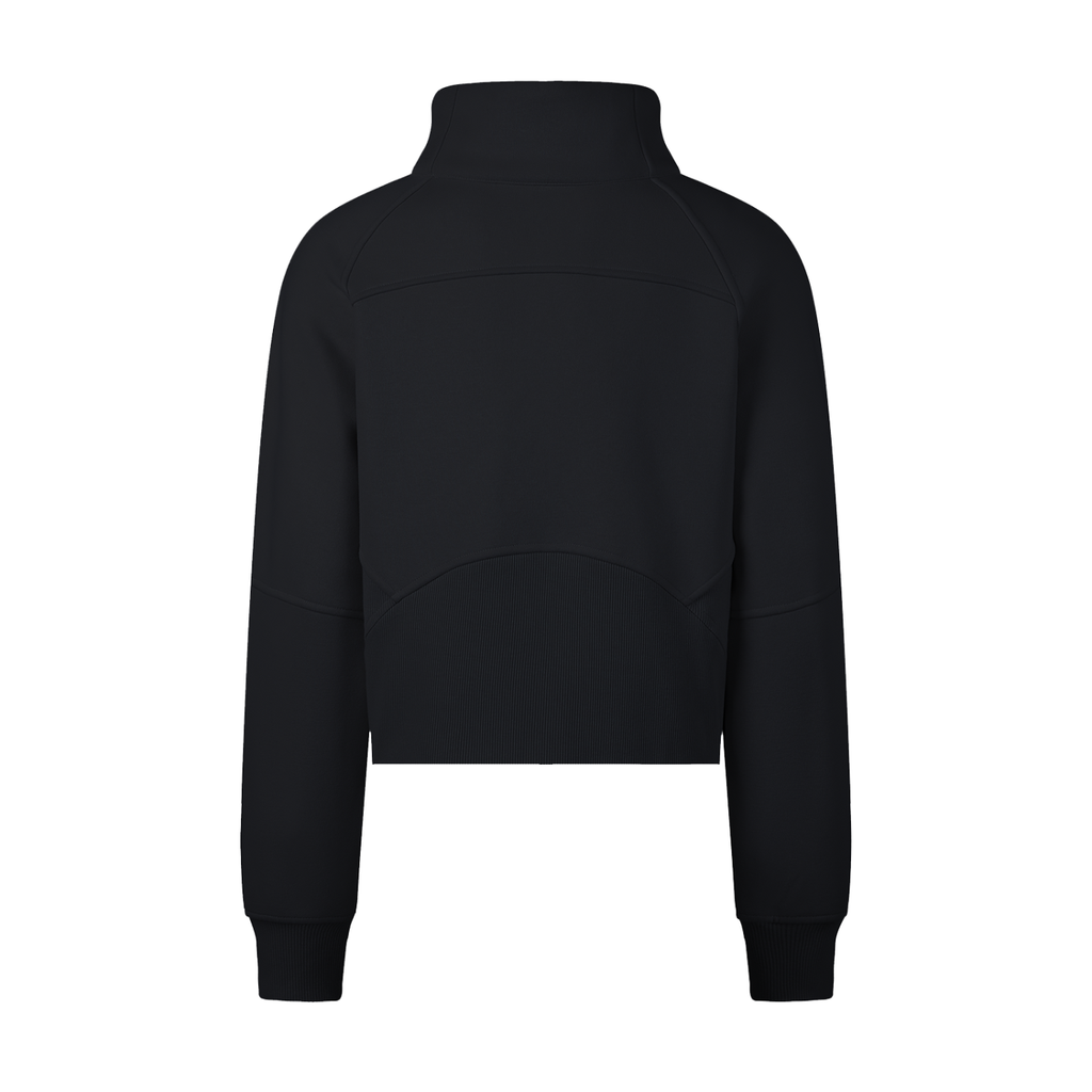 Swish. Women's Cropped Half-Zip Sweatshirt