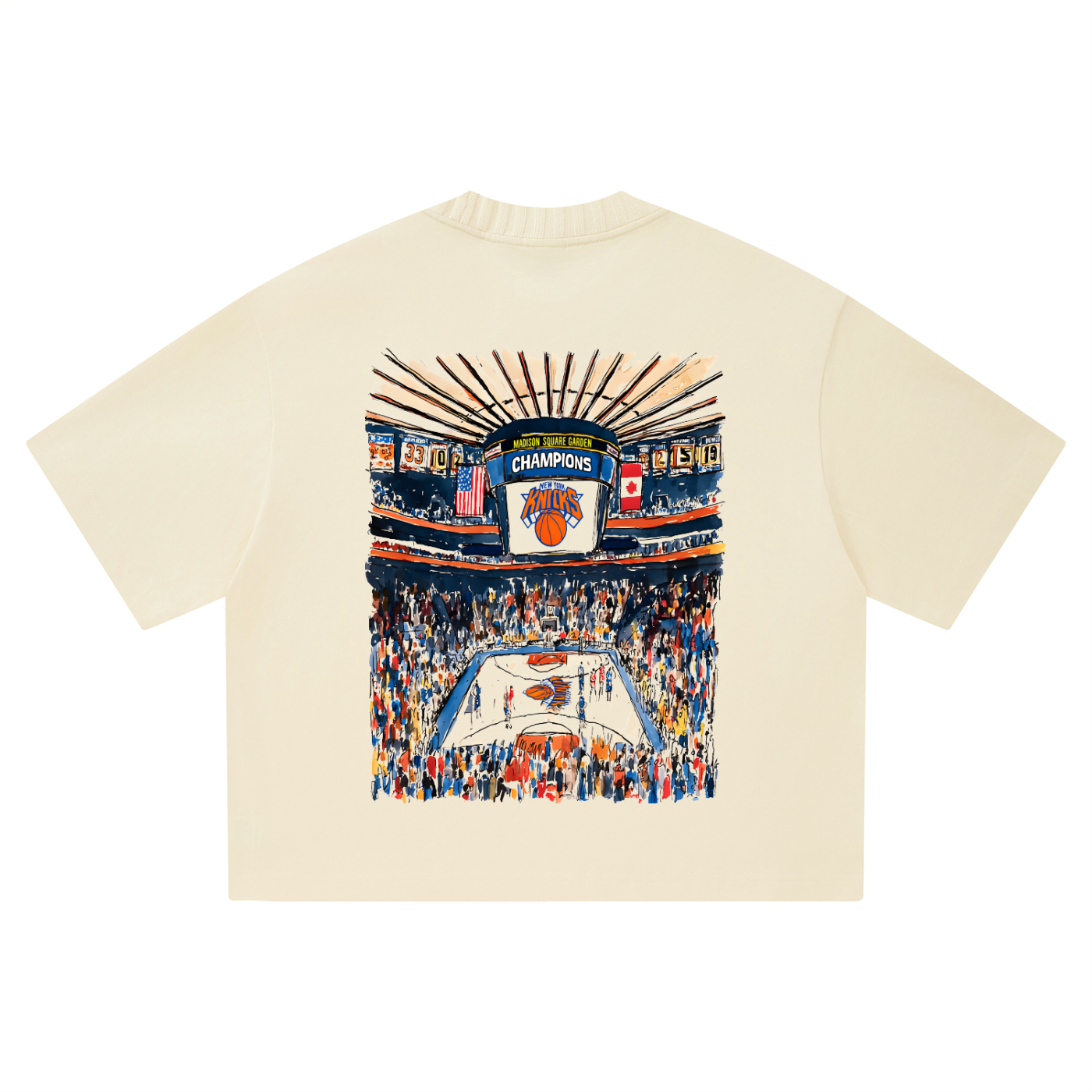 Swish. "New York Champions" Heavyweight Boxy T-Shirt