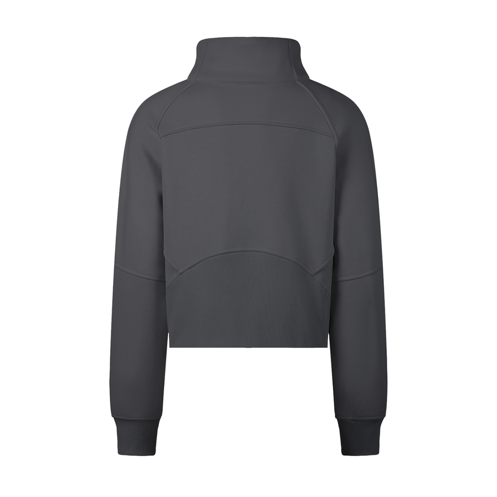 Swish. Women's Cropped Half-Zip Sweatshirt