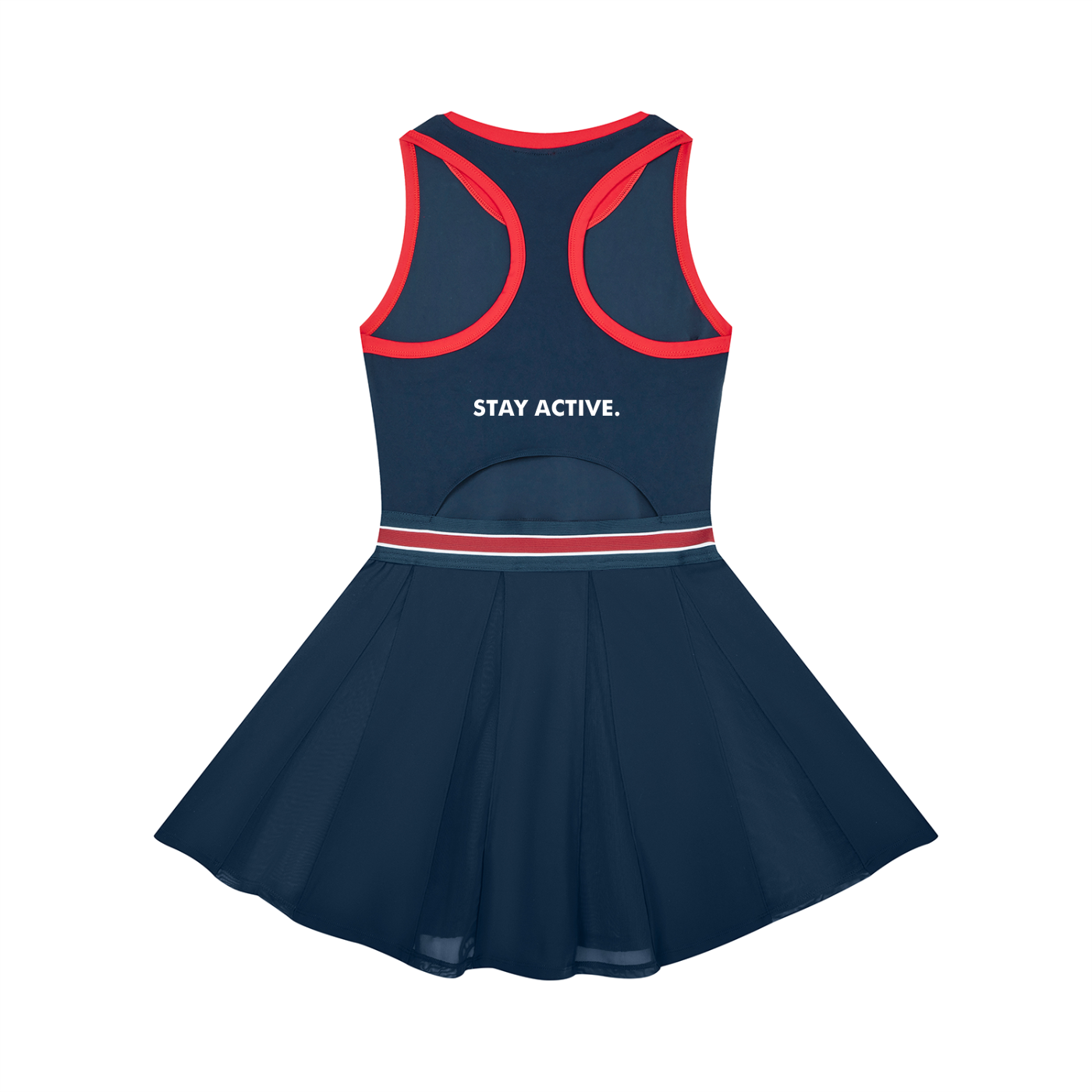 Swish. Women's Color Block A-Line Sleeveless Dress