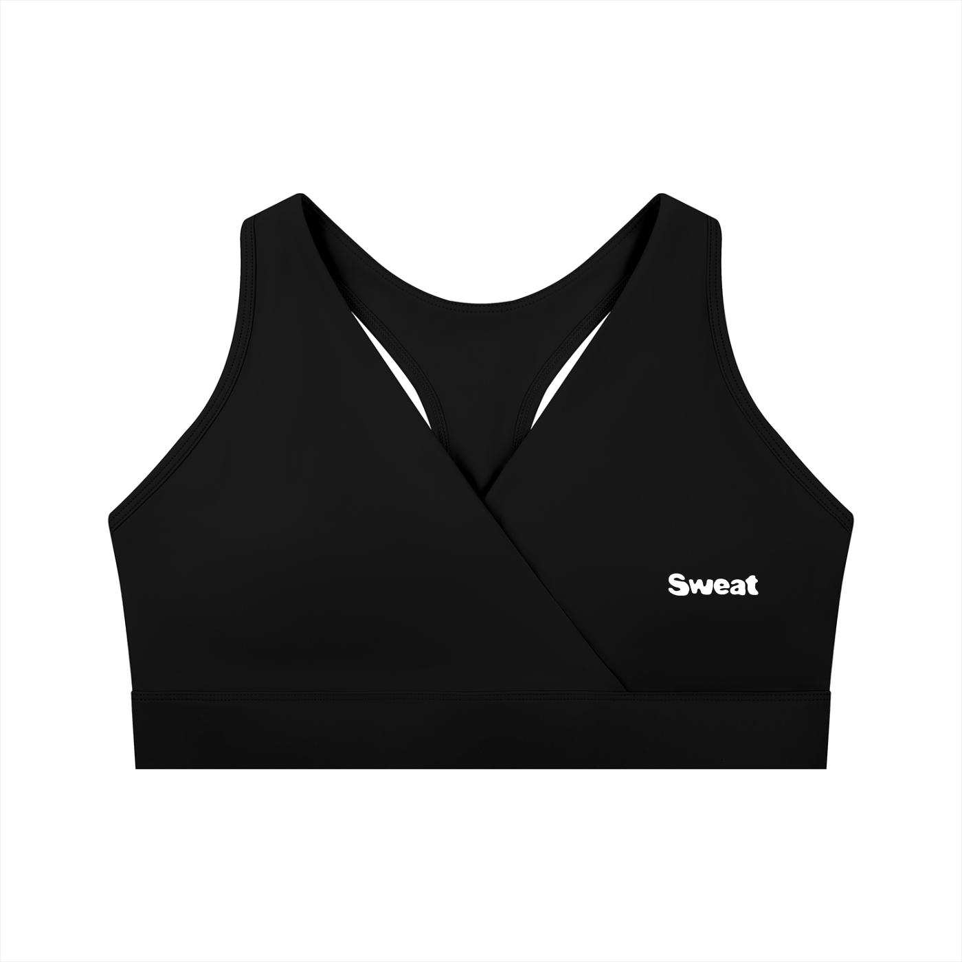 Sweat. Women's Crossover V-Neck Sports Bra