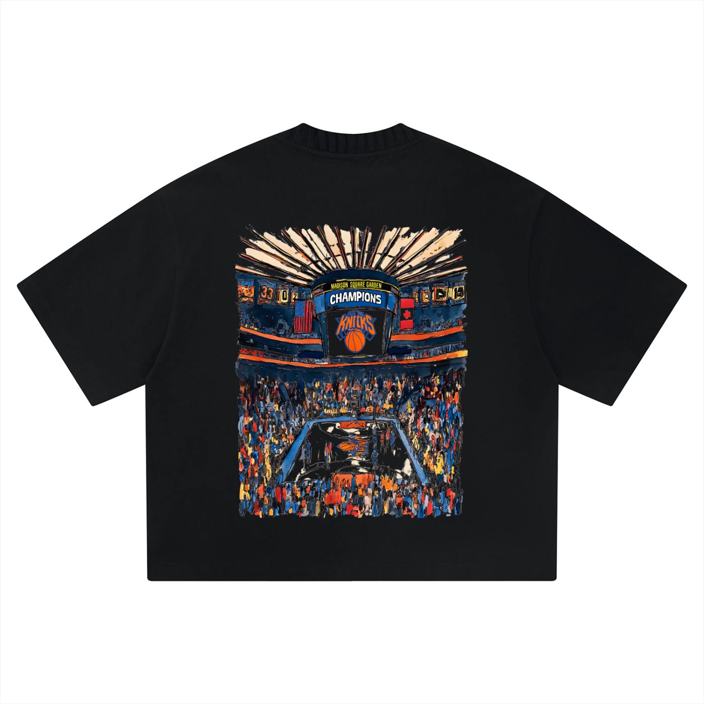 Swish. "New York Champions" Heavyweight Boxy T-Shirt