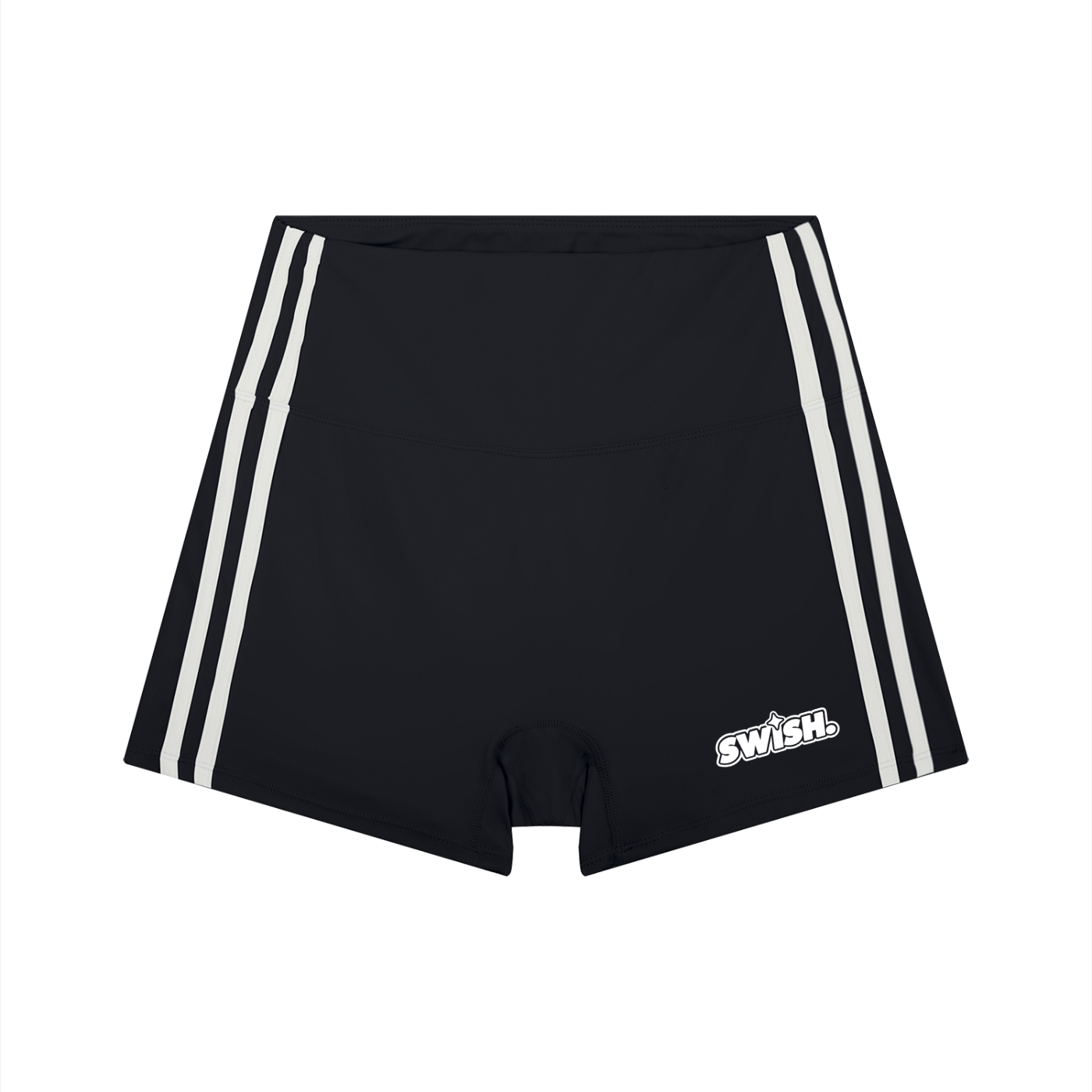 Swish. Women’s High-Waist Color Block Yoga Shorts
