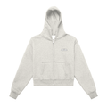 Swish. Women's Fleeced Zip-Up Cropped Hoodie