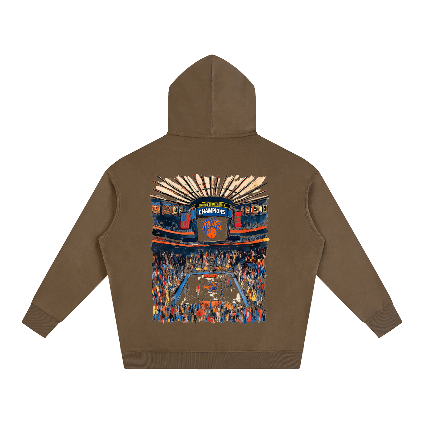 Swish. "New York Champions" Oversize Fleeced Hoodie