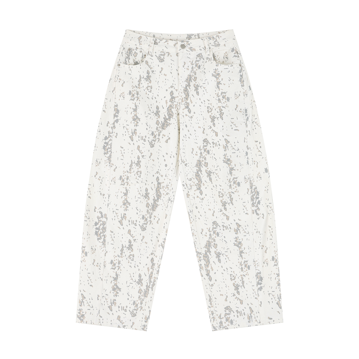 Swish. Women's Splatter Barrel Leg Jeans