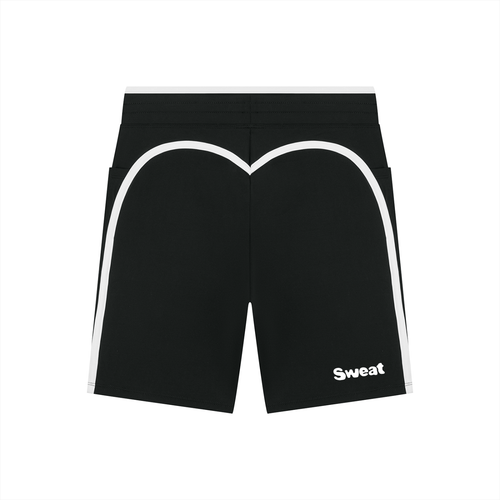 Sweat. Women's High Rise Color Block Yoga Shorts