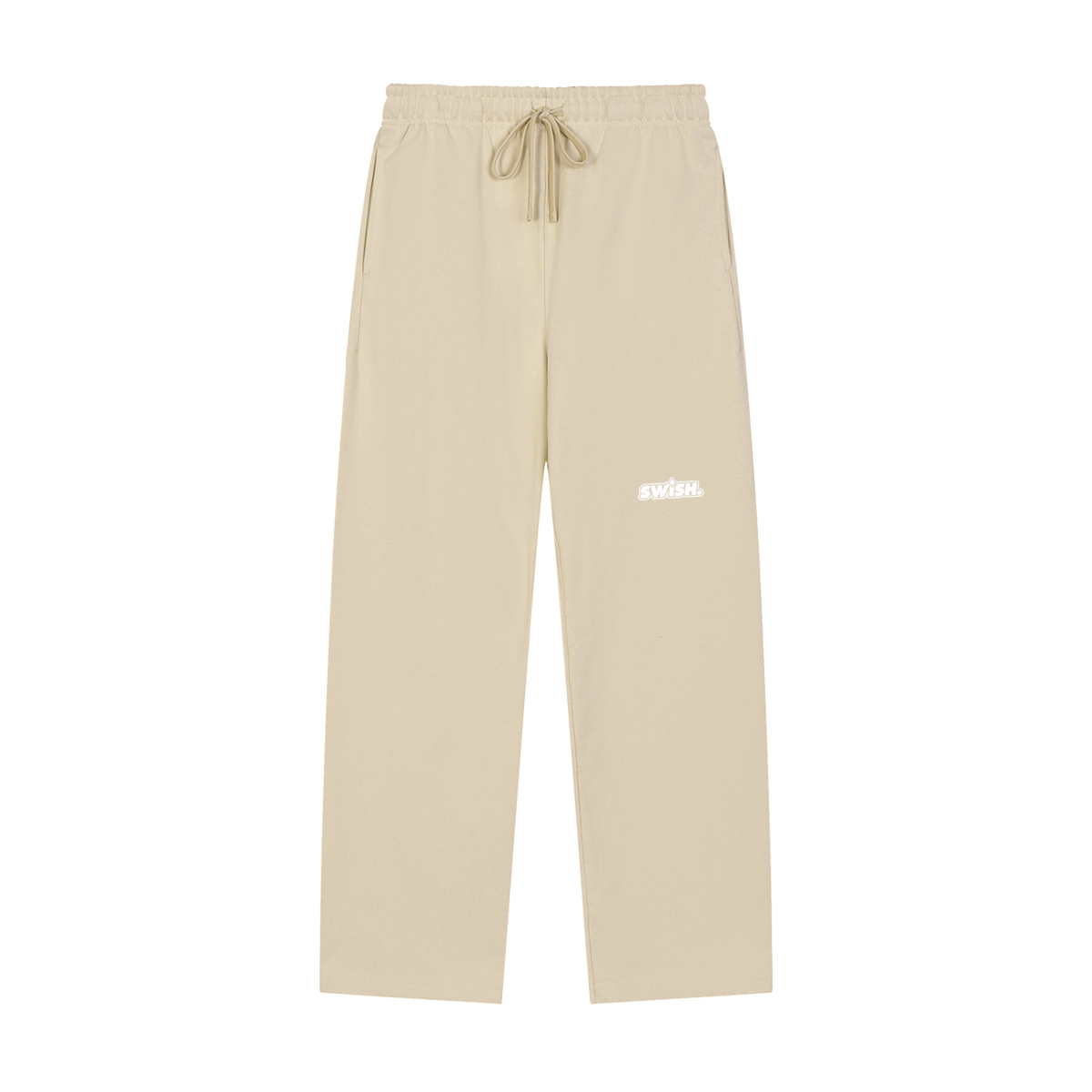 Swish. Solid Color Straight-Leg Sweatpants