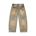 Swish. Men’s Vintage Wash Barrel Leg Jeans