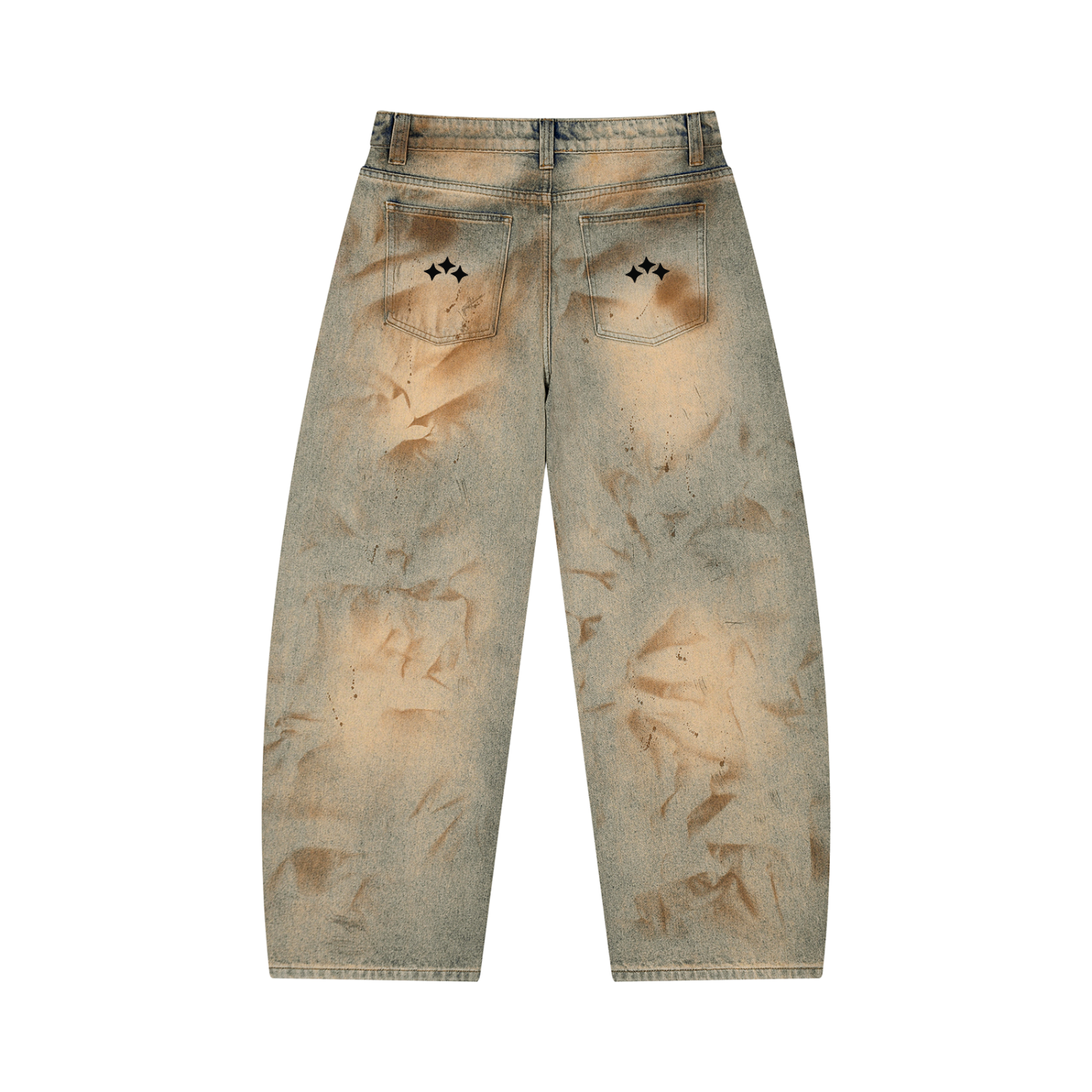 Swish. Men’s Vintage Wash Barrel Leg Jeans