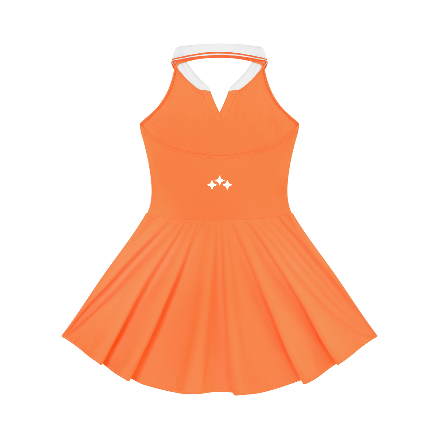 Swish. Women's Collared Halter A-Line Tennis Dress