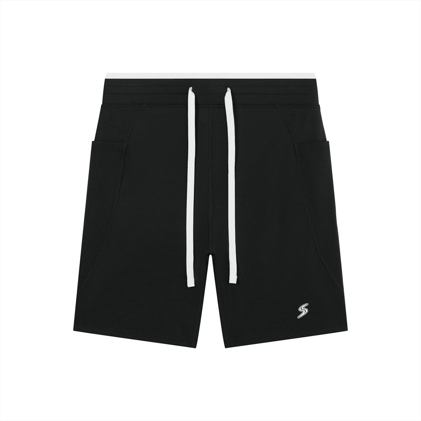 Sweat. Women's High Rise Color Block Yoga Shorts