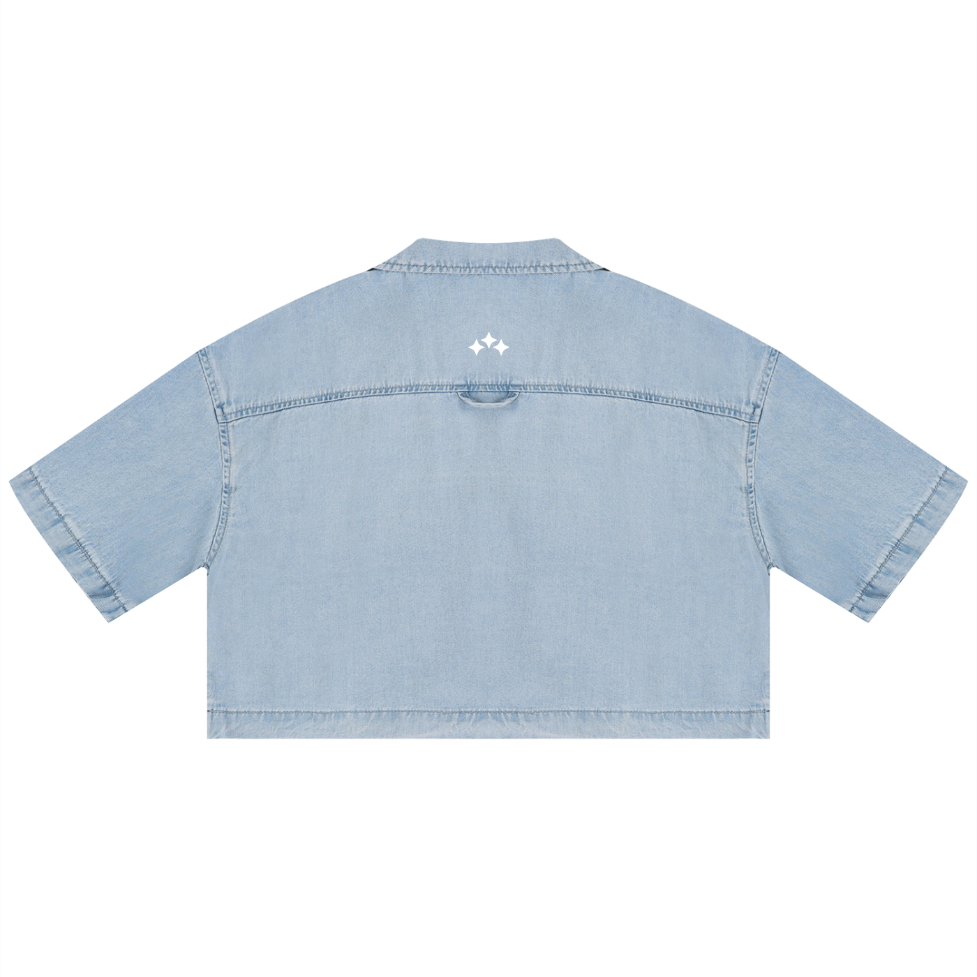 Swish. Women's Vintage Wash Boxy Cropped Shirt