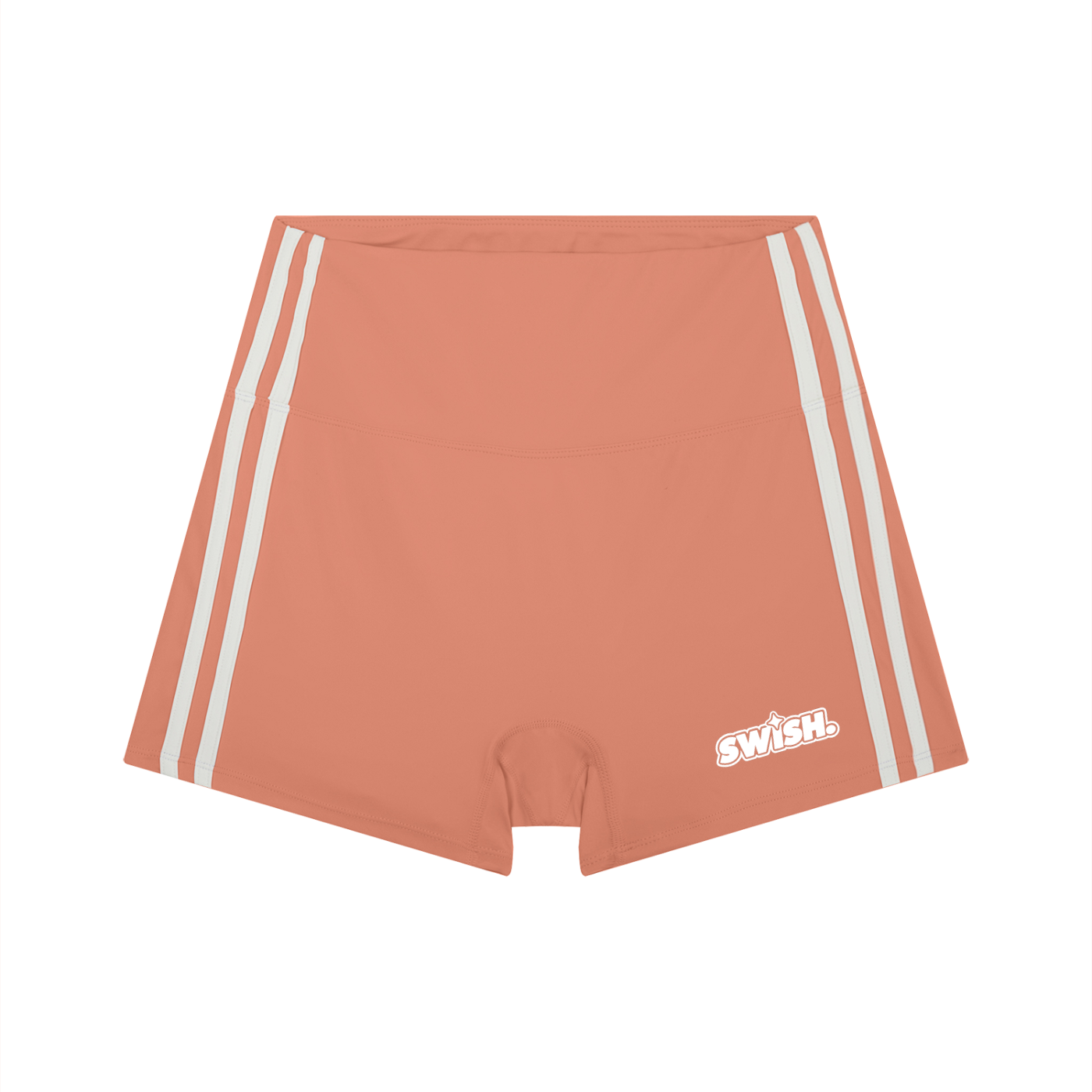 Swish. Women’s High-Waist Color Block Yoga Shorts