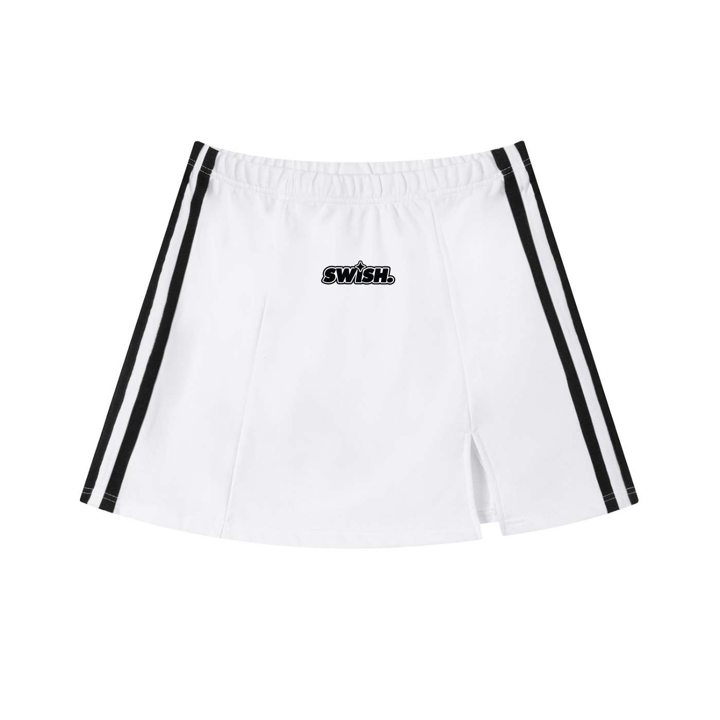 Swish. Women's Contrast Side Stripe Slit Skirt