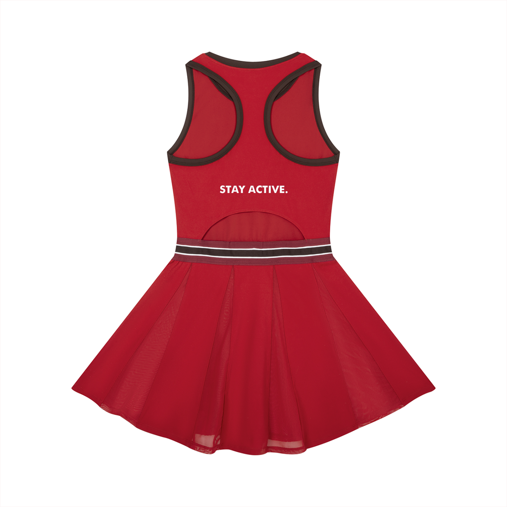 Swish. Women's Color Block A-Line Sleeveless Dress