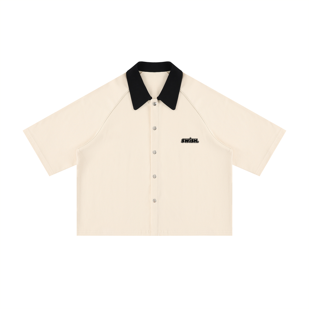 Swish. Unisex Color Block Boxy Short Sleeve Shirt