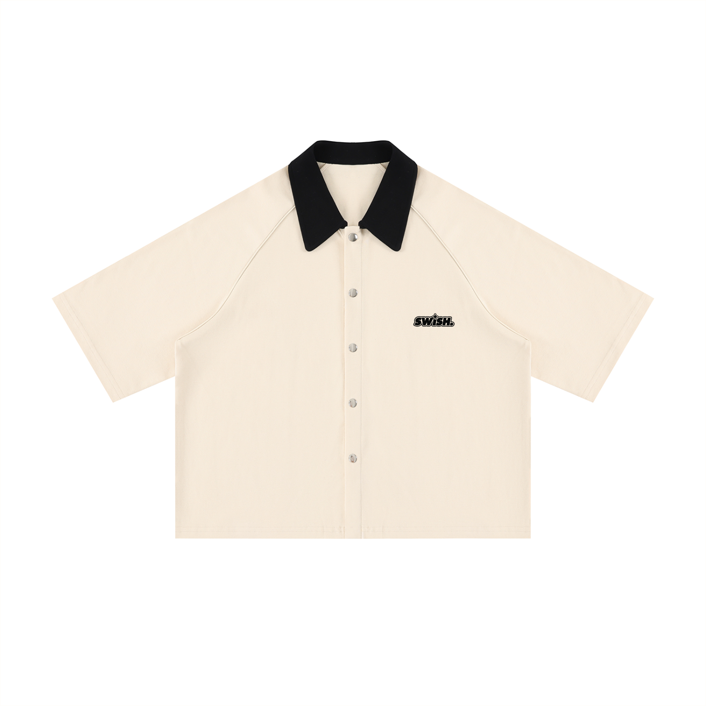 Swish. Unisex Color Block Boxy Short Sleeve Shirt