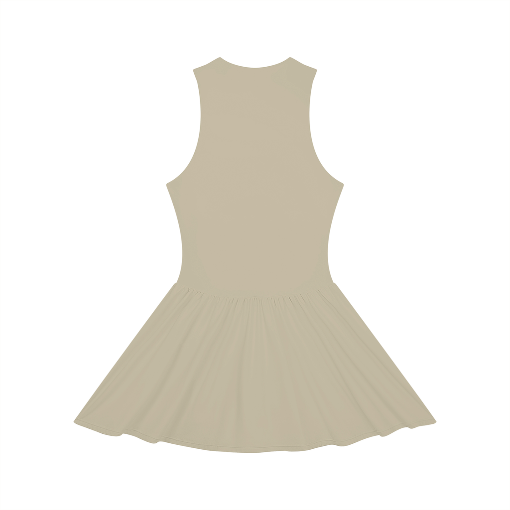 Swish. Women’s Ruched Sleeveless Full-Zip Dress