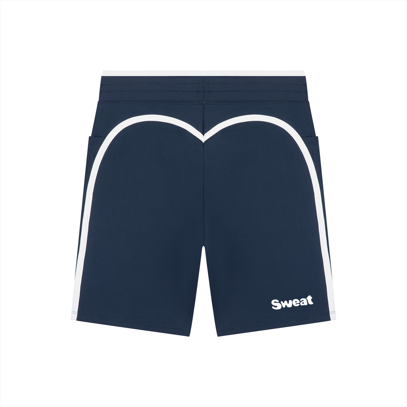 Sweat. Women's High Rise Color Block Yoga Shorts