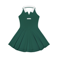 Swish. Women's Collared Halter A-Line Tennis Dress
