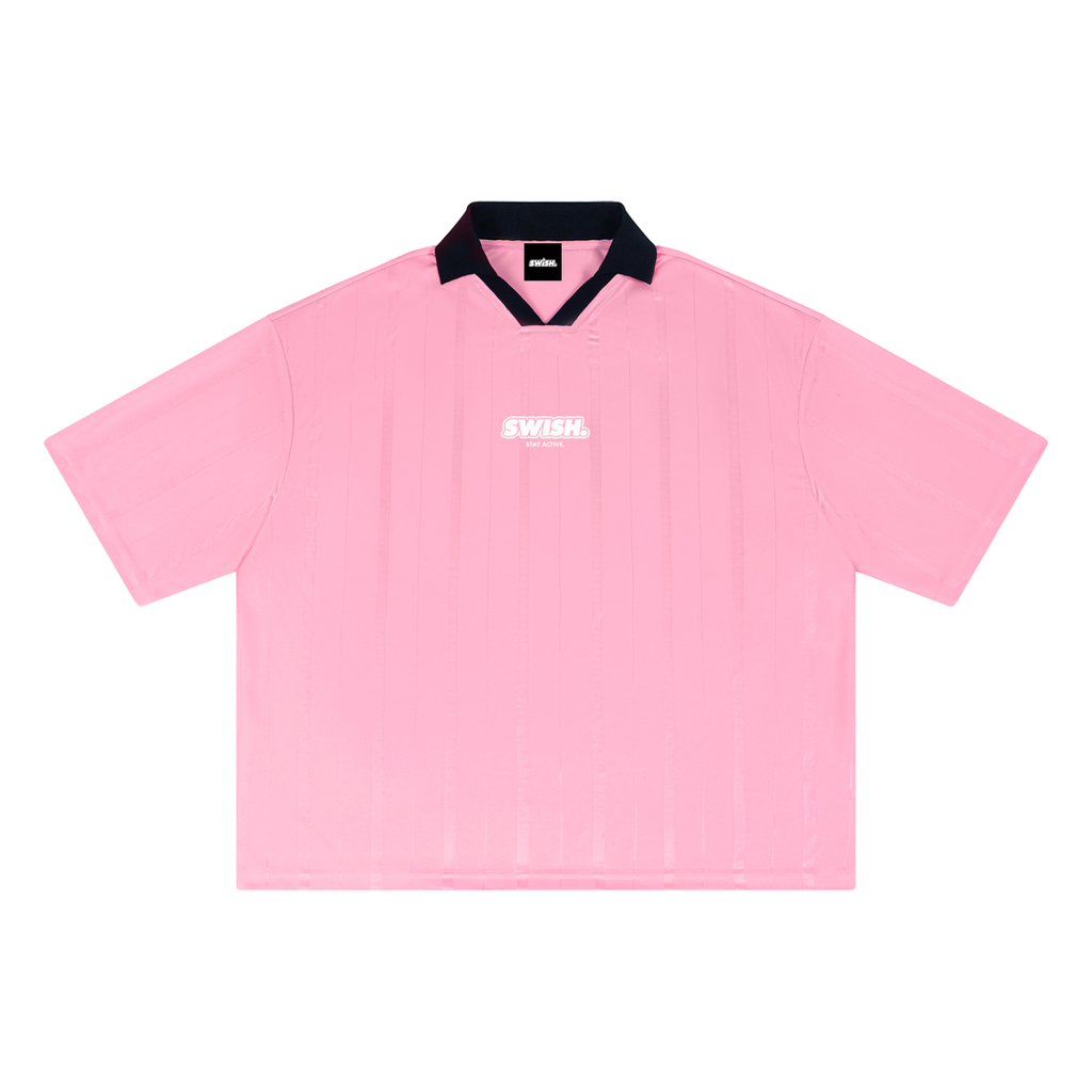Swish. Unisex Striped Boxy Soccer Jersey
