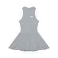 Swish. Women’s Ruched Sleeveless Full-Zip Dress