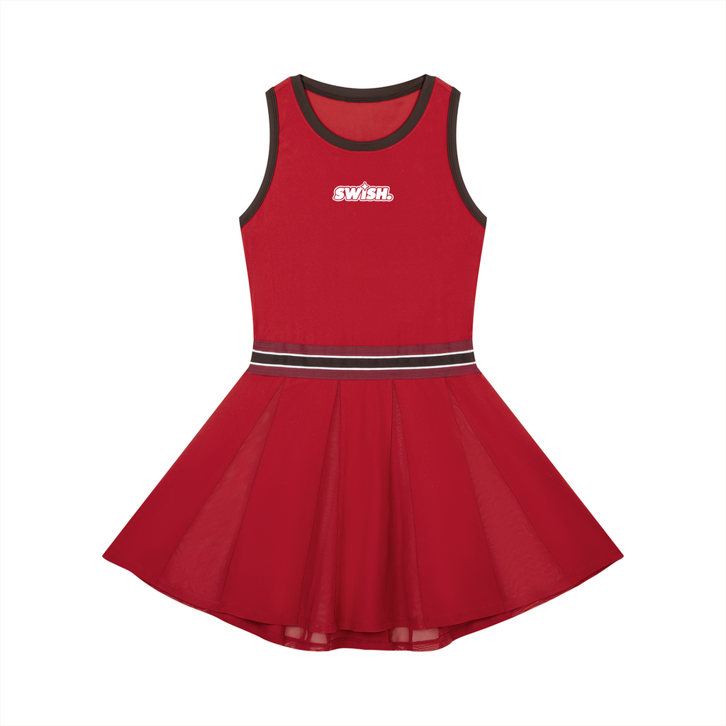 Swish. Women's Color Block A-Line Sleeveless Dress