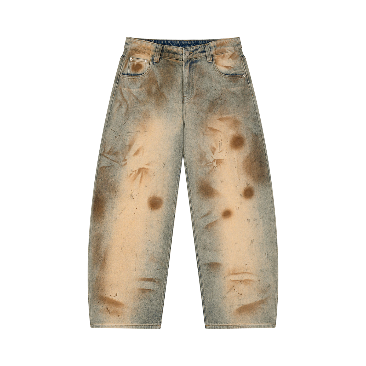 Swish. Men’s Vintage Wash Barrel Leg Jeans