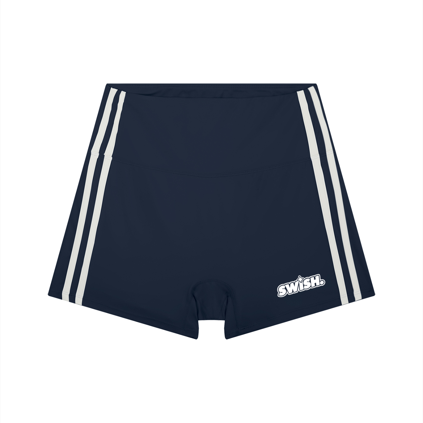 Swish. Women’s High-Waist Color Block Yoga Shorts