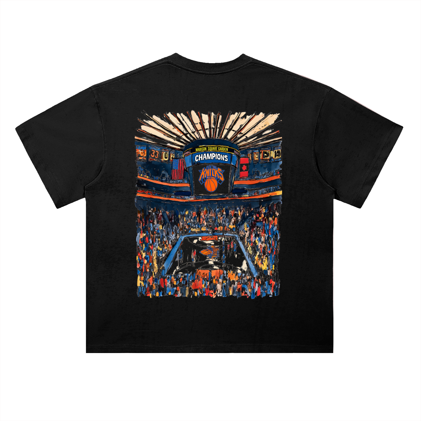 Swish. "New York Champions" Heavyweight Drop Shoulder Cotton T-Shirt