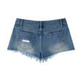 Swish. Women's Vintage Wash Raw Hem Denim Shorts