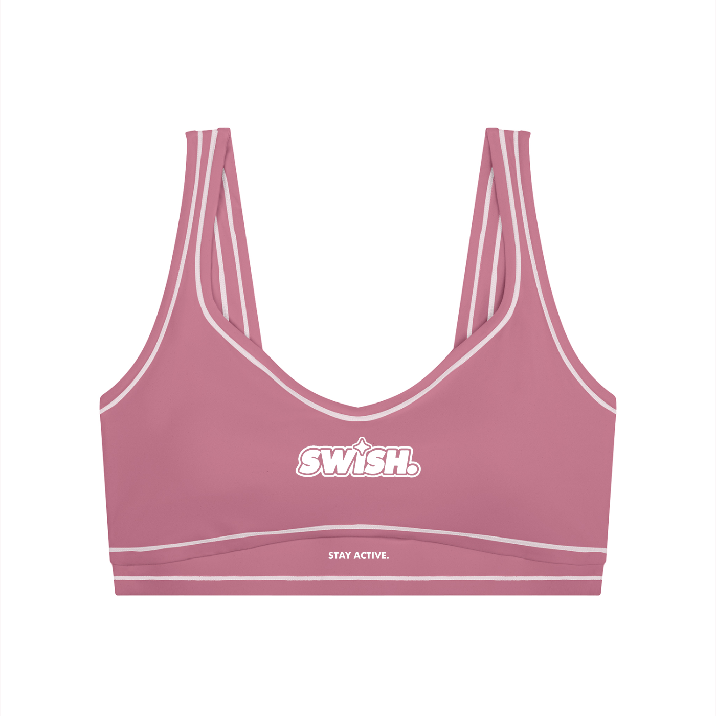 Swish. Women’s Topstitching Yoga Sports Bra
