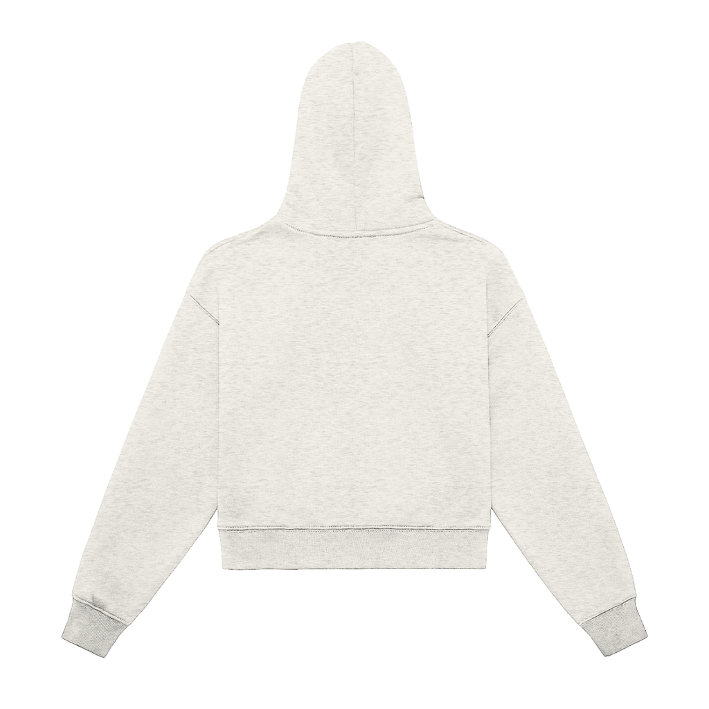 Swish. Women's Fleeced Zip-Up Cropped Hoodie