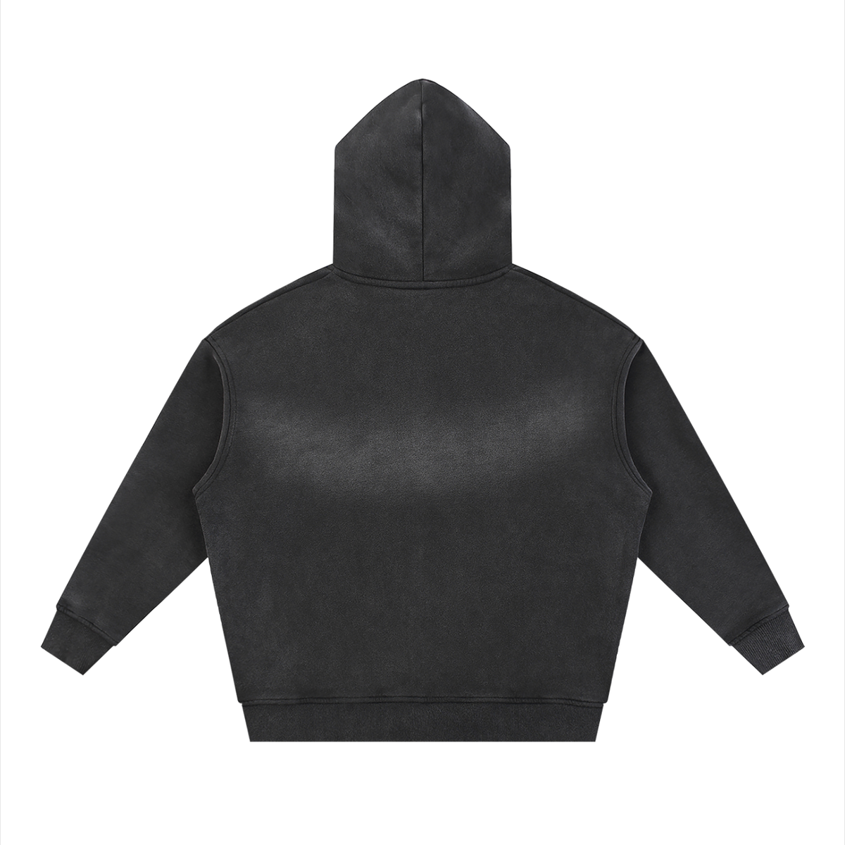 Swish. Sunfade Two-way Zipper Boxy Fleece Hoodie