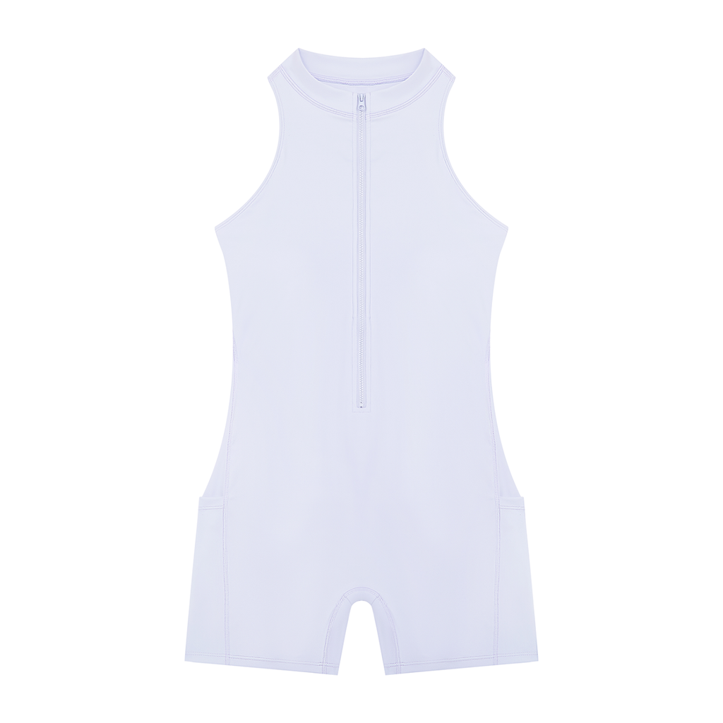Sweat. Women’s Quarter-Zip Yoga Romper