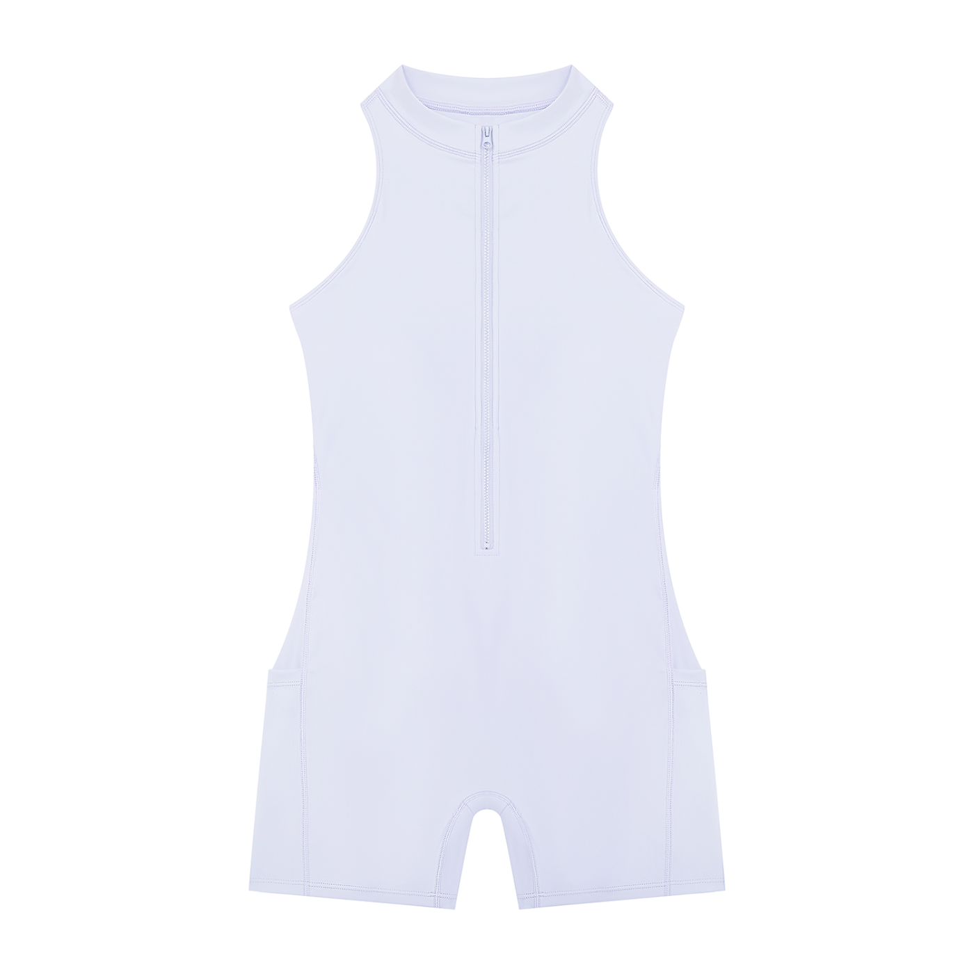 Sweat. Women’s Quarter-Zip Yoga Romper
