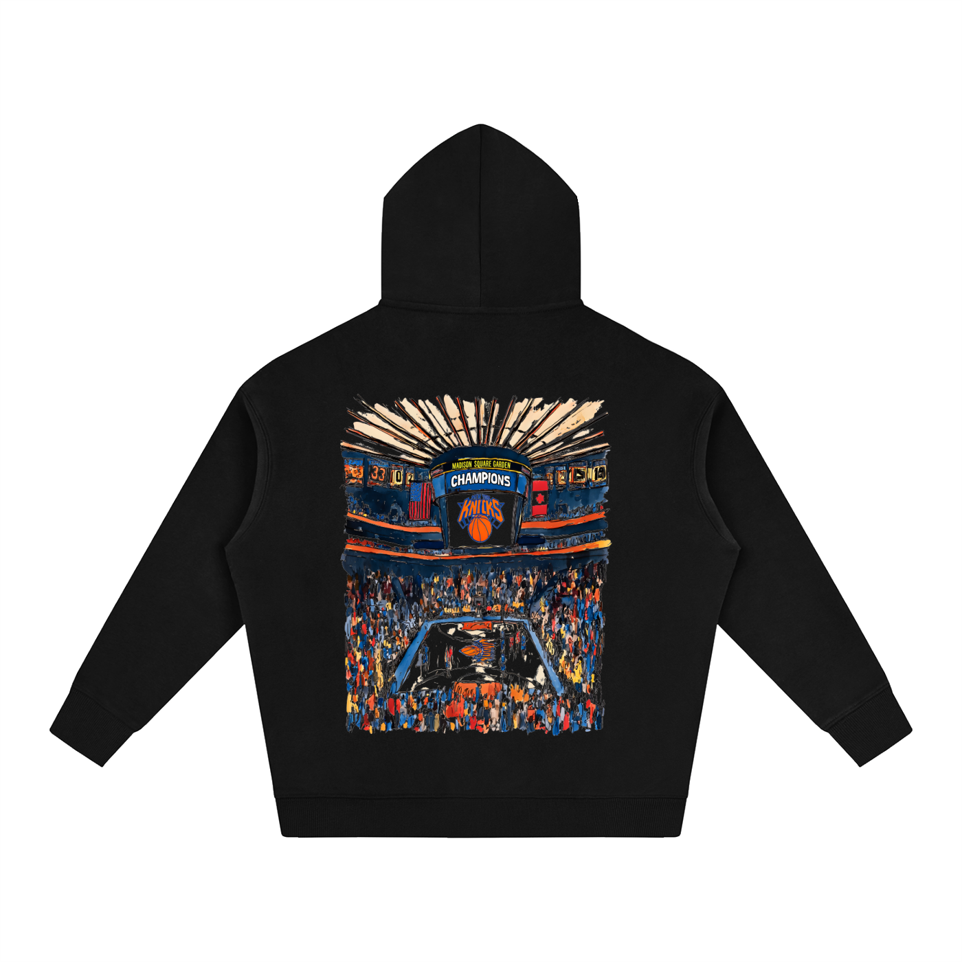 Swish. "New York Champions" Oversize Fleeced Hoodie