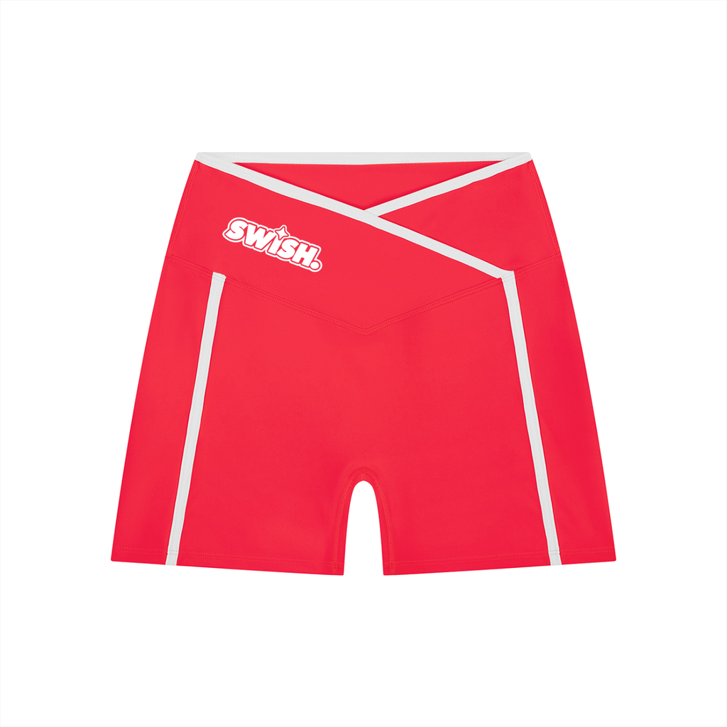 Swish. Women’s High Rise Color Block Yoga Shorts