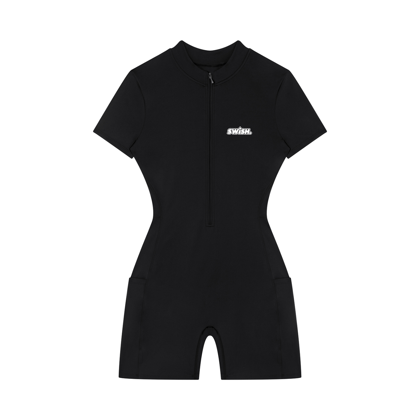 Swish. Women's Quarter-Zip Short Sleeve Romper
