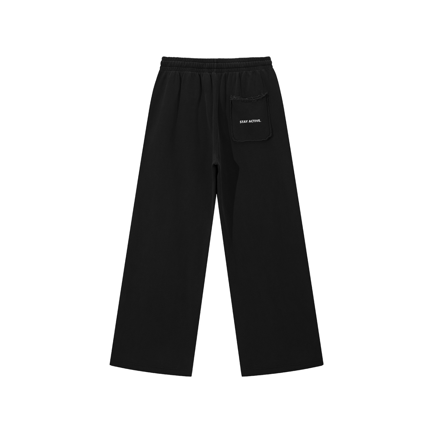 Swish. Snow Washed Raw Edge Sweatpants