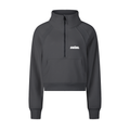 Swish. Women's Cropped Half-Zip Sweatshirt