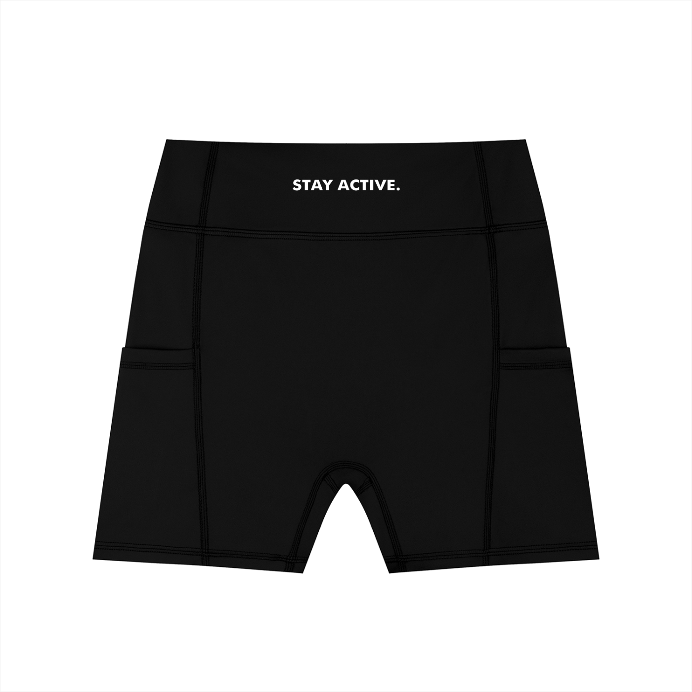 Sweat. Women's High-Waisted Pocket Biker Shorts