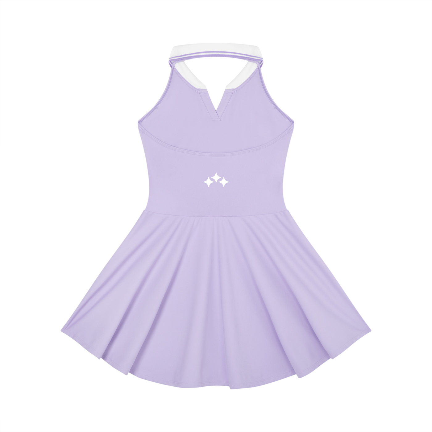Swish. Women's Collared Halter A-Line Tennis Dress
