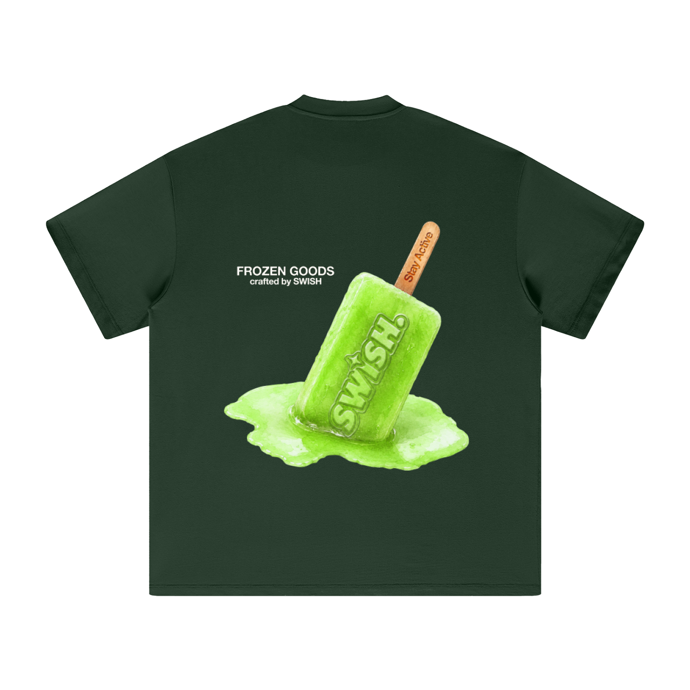 Swish. "Frozen Goods" Heavyweight Earth Tone T-Shirt