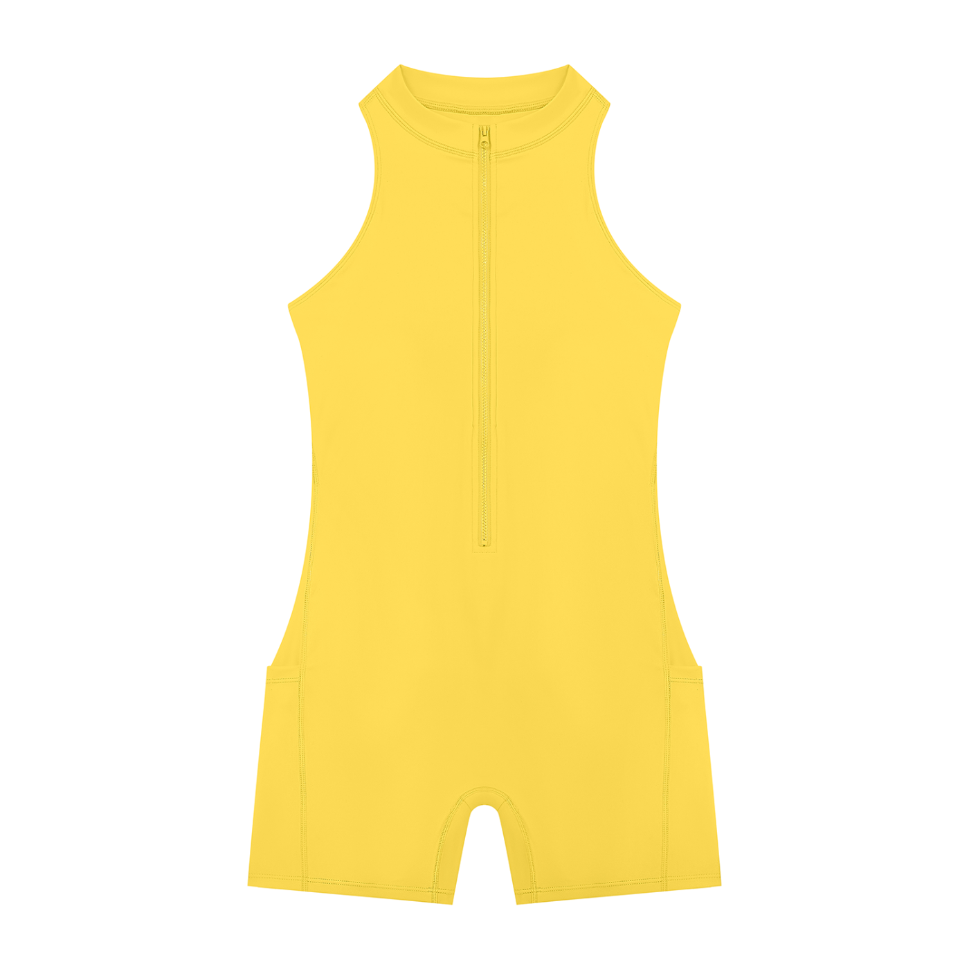 Sweat. Women’s Quarter-Zip Yoga Romper