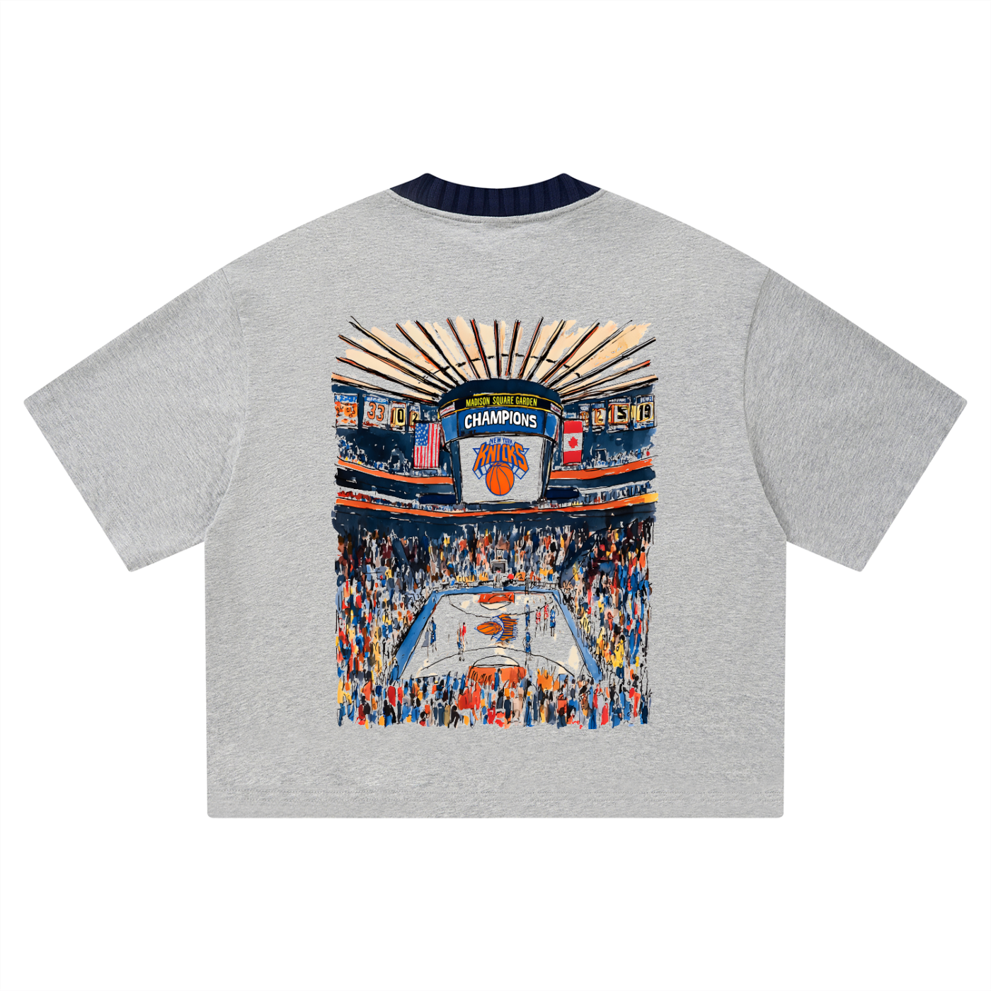 Swish. "New York Champions" Heavyweight Boxy T-Shirt