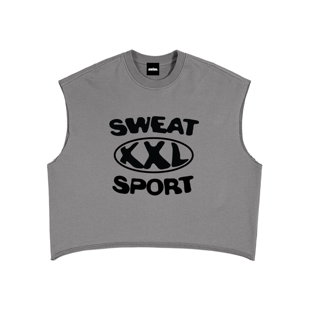 Sweat. French Terry Boxy Tank Top